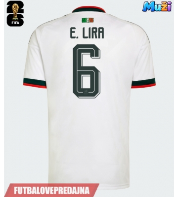 Lacne Muži Futbalové dres Mexiko Erik Lira #6 MS 2026 Krátky Rukáv - Preč